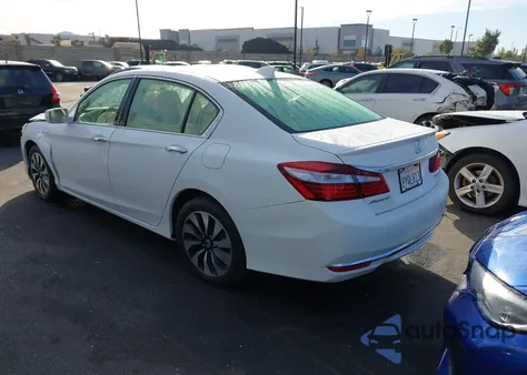 2017 Honda Accord Hybrid Ex-L из США, поврежденный, VIN JHMCR6F51HC031789